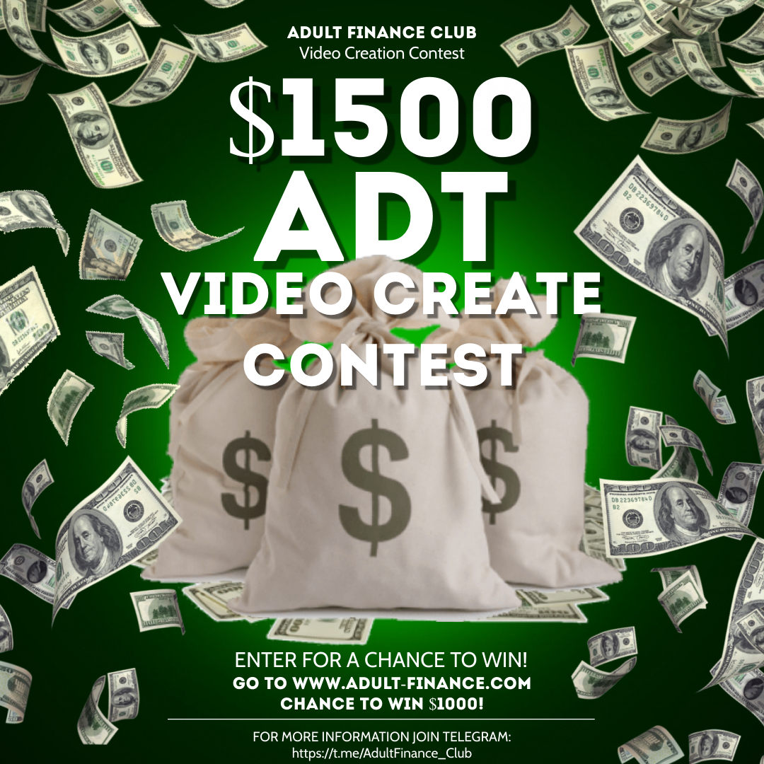 _Adult_Finance_'s tweet image. ❤️❤️❤️Welcome to the Adult Finance project introduction video contest. With a total prize for participants up to 1500$. The award structure is as follows:
Details of the contest can be found here: adult-finance.com
