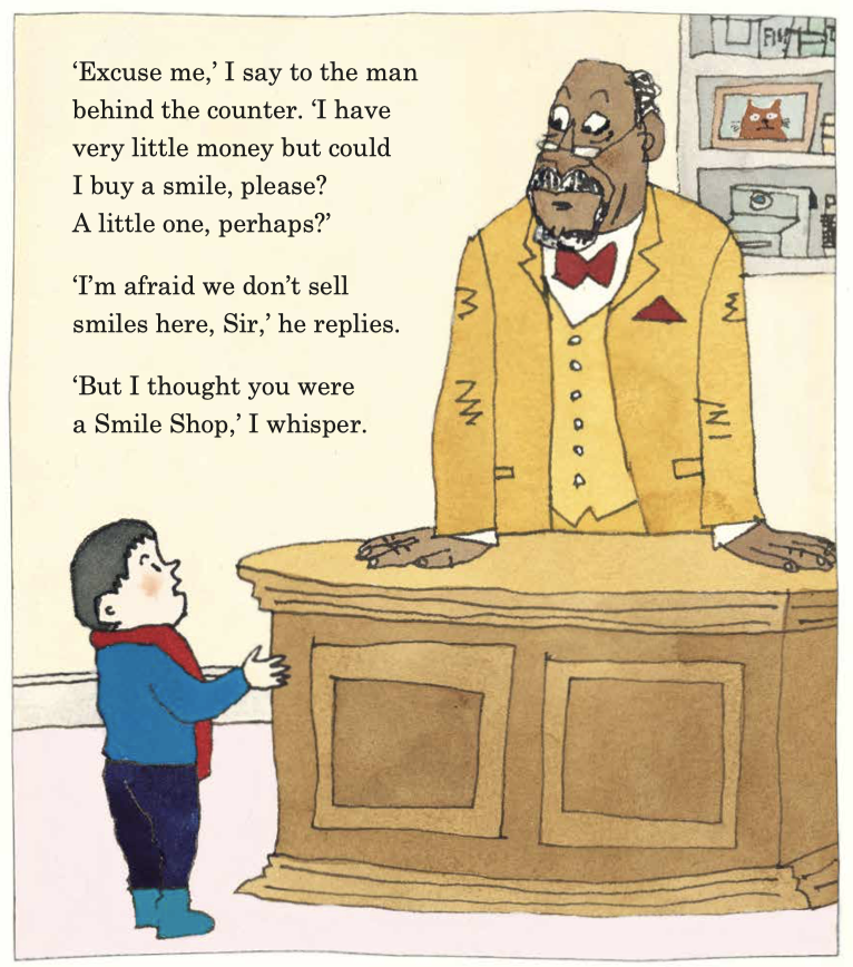 Scallywagpress's tweet photo. Congratulations to today's winners of the inaugural #JamesBerryPoetryPrize! Fans of #JamesBerry may enjoy #SatoshiKitamura's homage in #TheSmileShop - the shopkeeper doesn't sell smiles but exchanges them & changes a bad day into a good one! https://t.co/Sboq8iBleQ
#KayceeHill https://t.co/TddGDjoiru