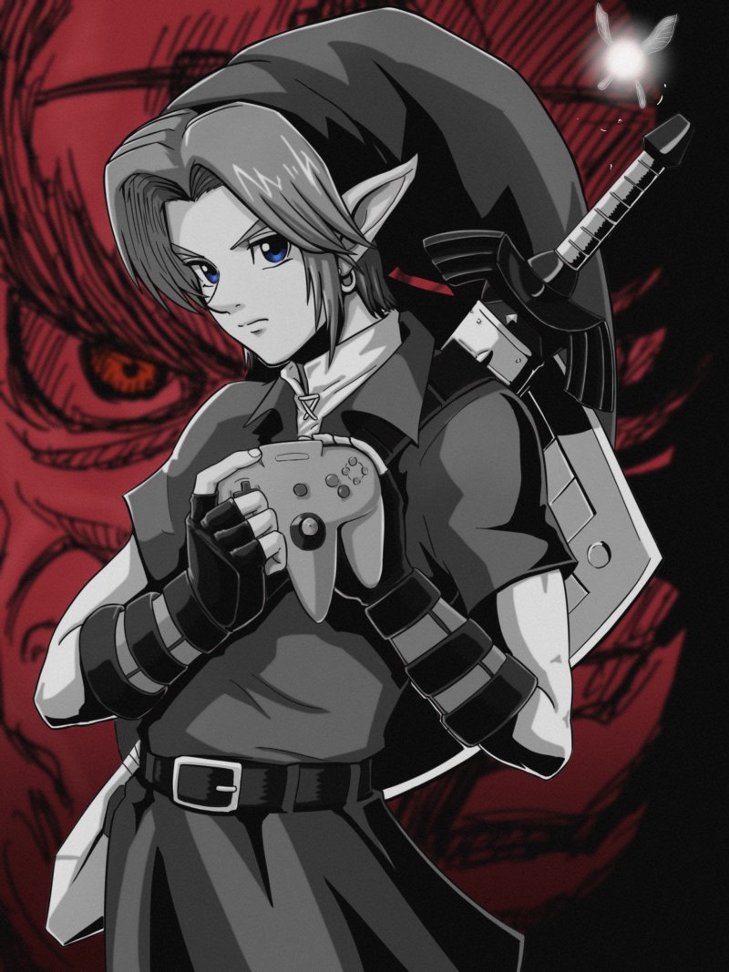 64のゲームがまたできる日が来るとは、なんとも感慨深い…。

当時のゲームはなんか怖いイメージが強いです。荒いけど、リアルというか
#時のオカリナ　#リンク　#金曜はゲームナイト https://t.co/L5DtLeXUzh