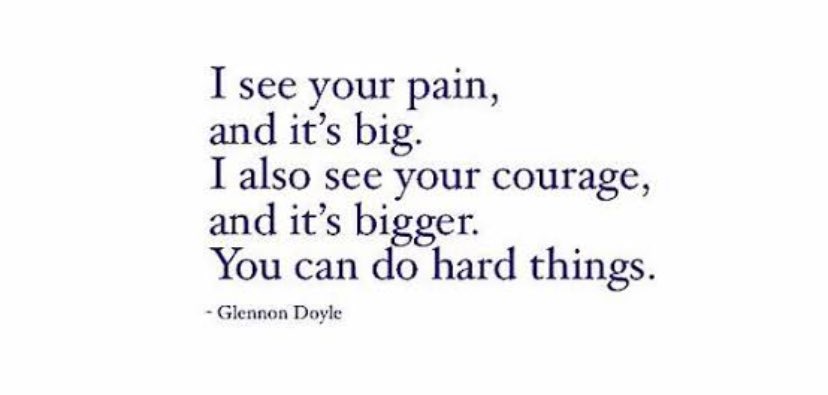LisaLoveGoddess's tweet photo. @annaspargoryan At the risk of being cheesy, this is true. You can do hard things. https://t.co/sGIalE2n7R