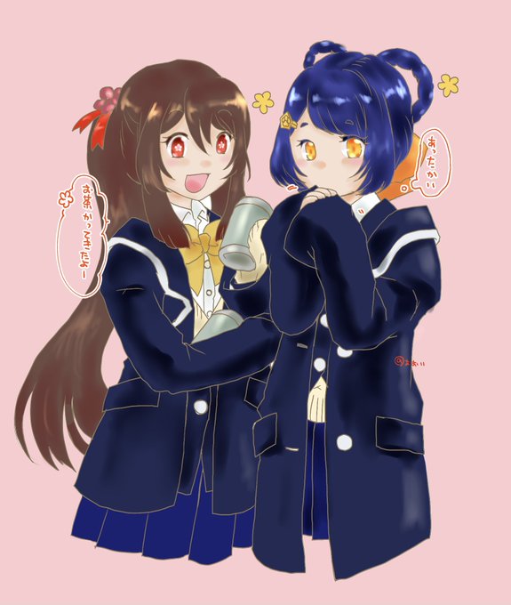 学パロ胡桃ちゃんと香菱ちゃん完成しました(*゜∀゜*)ぶかぶかな服って可愛いですよね!!
あとオマケ漫画重菱ちゃん達よりこっちの方が上手くかけたのでこっちを載せます(*'꒳`*)
現状は両片思いと言う設定のもと描きました!すこです((o(^∇^)o))

#行胡 