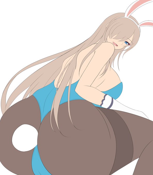 ブルアカのバニーアスナ
対魔忍以外で、という条件で友人から出して貰ったお題キャラ。 