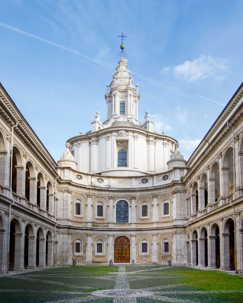 With its unique concave facade, the church of Sant'Ivo alla Sapienza is just one of Rome's Baroque masterpieces.

#RoccoForteHotels
#RoccoForte  
#Rome
#HotelDeRussie