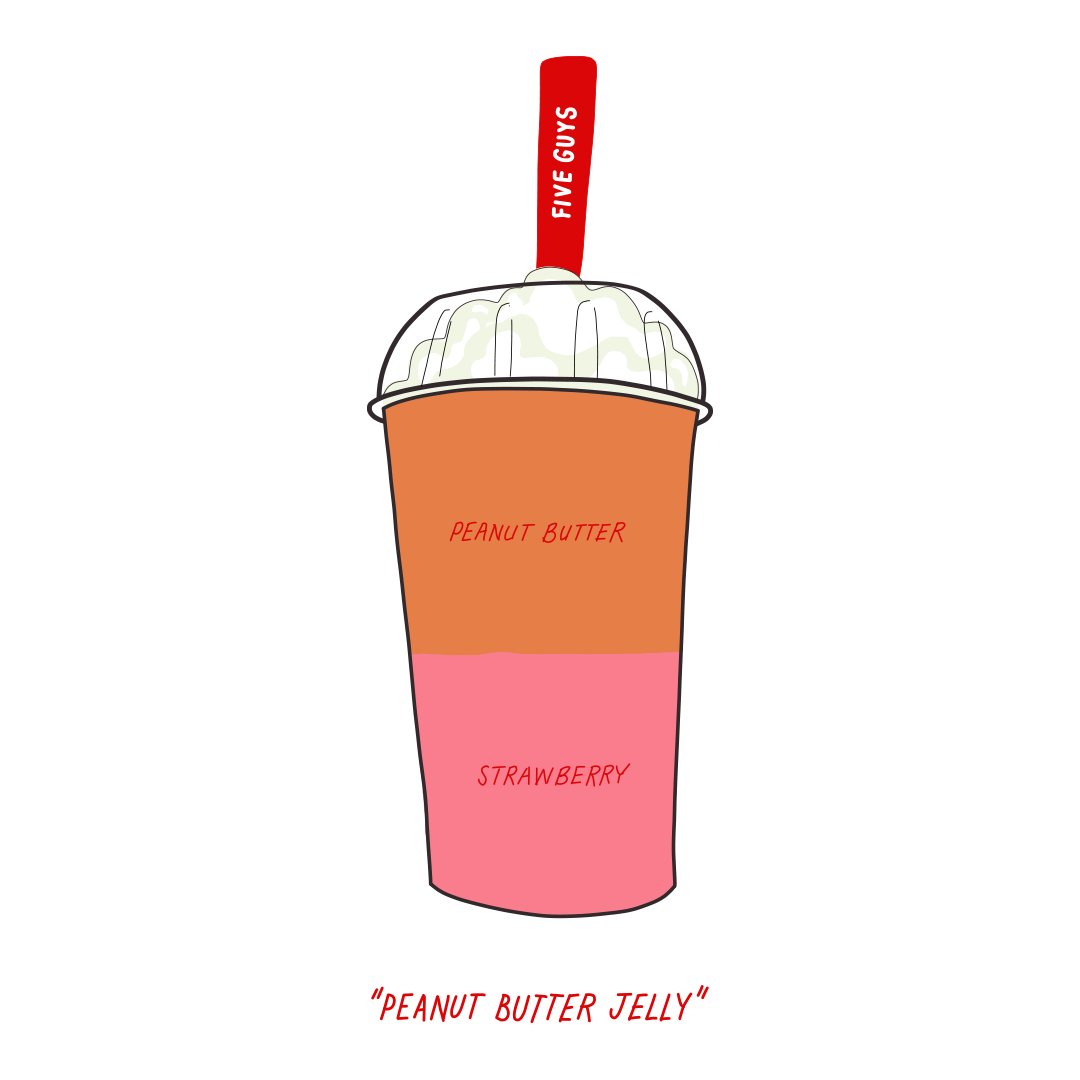 FiveGuysUK's tweet photo. The Final of the #MakeYourShake knockout tournament is here!🥤🏆
Peanut Butter Jelly vs Millionaire Shortbread
The Big One, The Showdown, The Thriller in Vanilla
Vote for your favourite to win now! https://t.co/Py5f2uHV0d