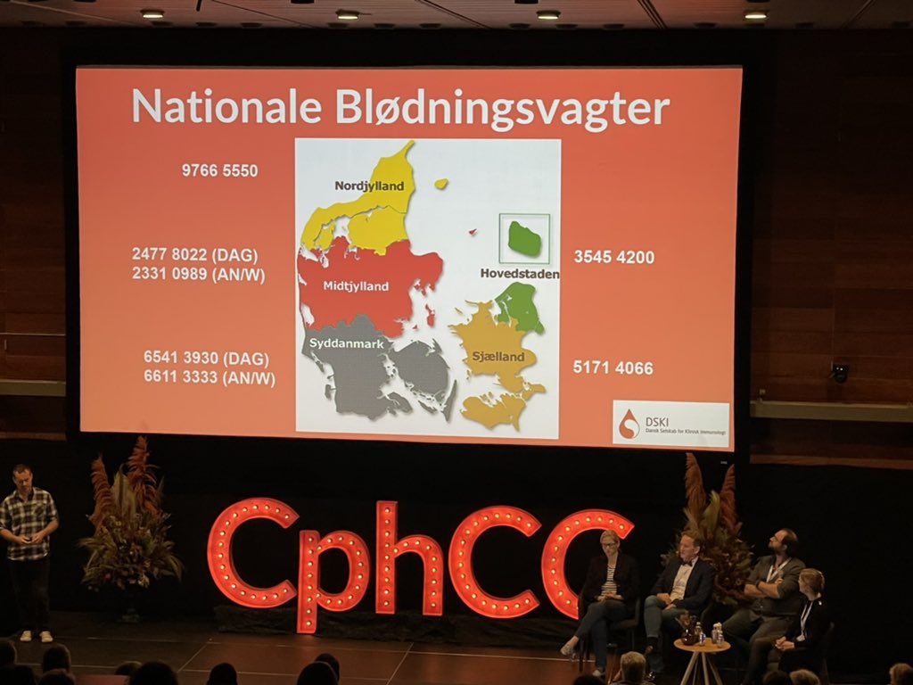 cphcc2021's tweet photo. When I’m doubt - call your blood banker 🩸 #CphCC2021 https://t.co/nTMqlhLbf6