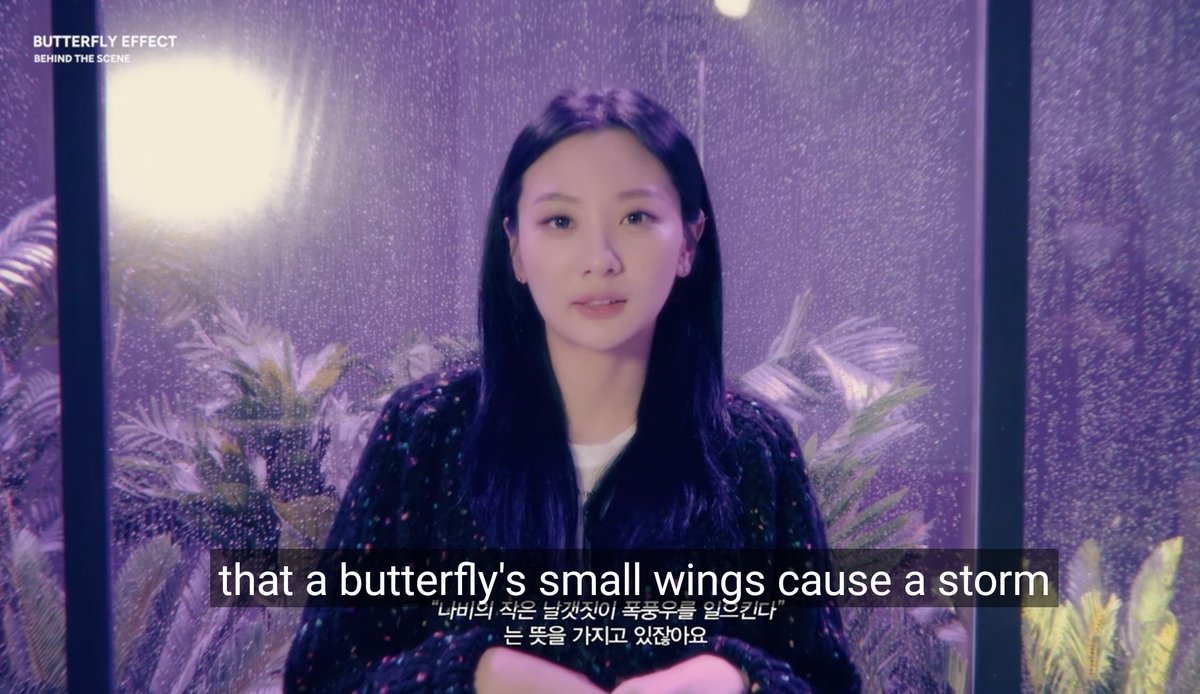 bol4gallery's tweet photo. Butterfly Effect meaning 
ー
[#볼빨간사춘기 #안지영 #赤頬思春期 #bol4] https://t.co/RSJTZIg5Ev