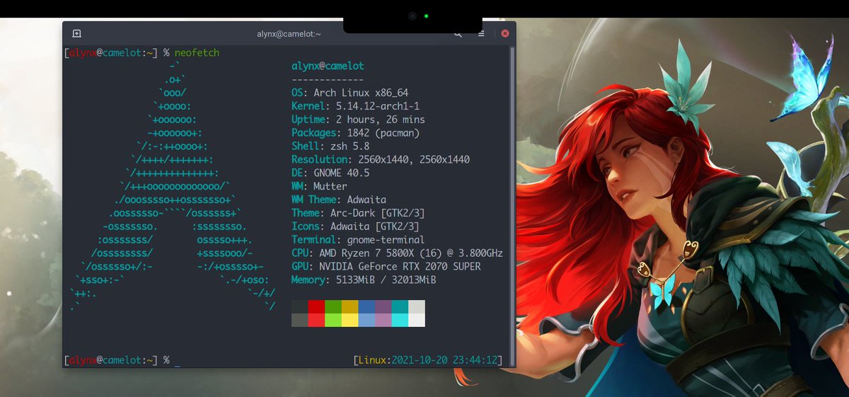 iNotch: Add a useless notch to your Linux or Unix GNOME screen github.com/AlynxZhou/gnom… LOL.
