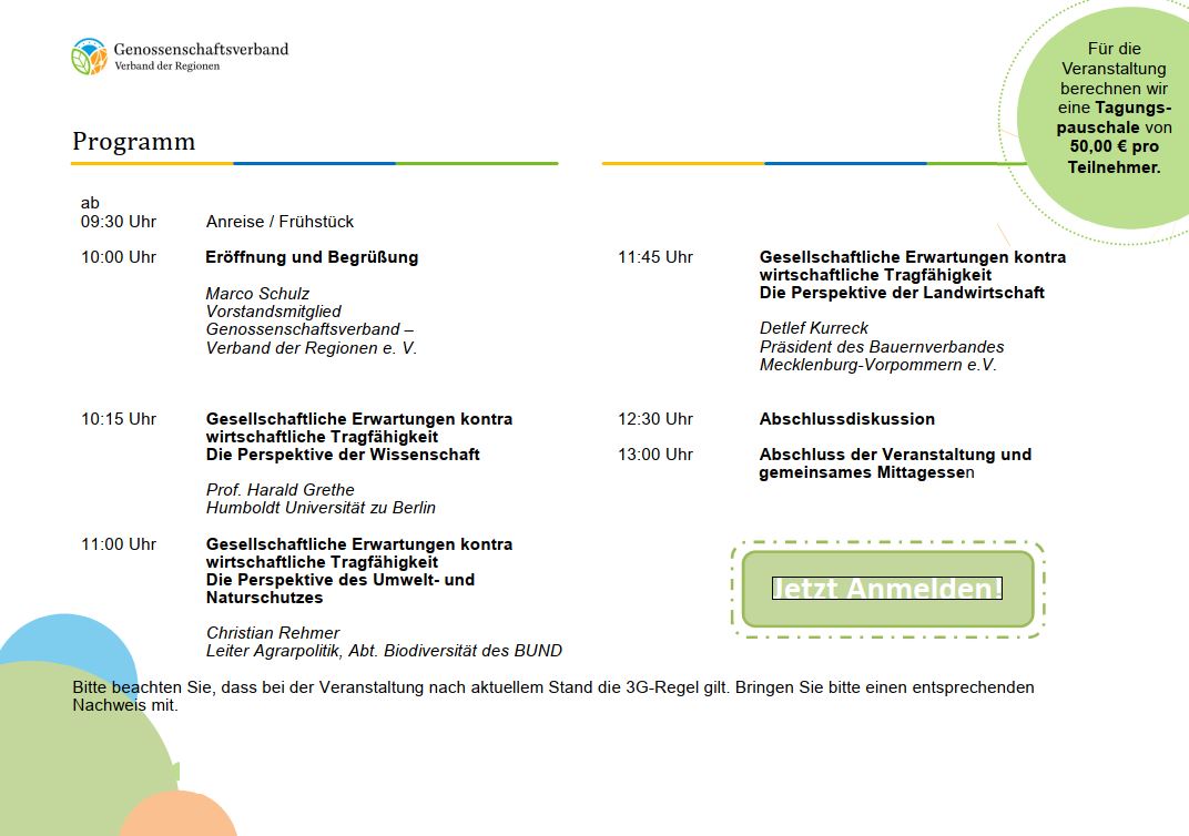 GenoverbandL's tweet photo. „Wandel in der Agrarpolitik – gesellschaftliche Erwartungen kontra wirtschaftliche Tragfähigkeit“ Wäre auch ein schöner Buchtitel, verspricht aber ein spannendes Live-Event am 11.11. bei Potsdam zu werden. Schon angemeldet? Nein? Bitte hier entlang…👉https://t.co/NPLCXQyxpp https://t.co/yNF4MsWHo0