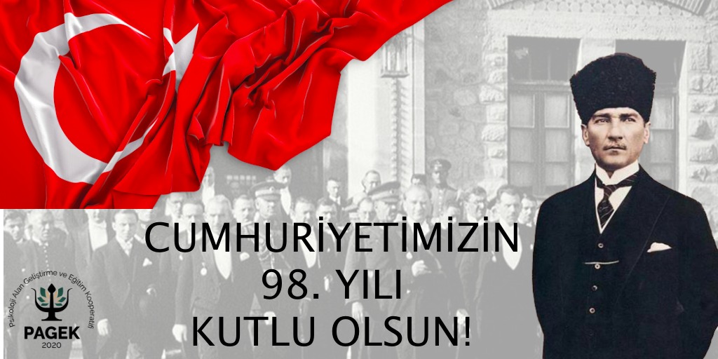 Cumhuriyetimizin 98. Yılı kutlu olsun! 

Başta Ulu Önder Mustafa Kemal ATATÜRK ve silah arkadaşları olmak üzere bizlerin huzur ve güvenliğini sağlamak adına canlarını ortaya koymuş şanlı şehit ve gazilerimizi minnetle anıyoruz.