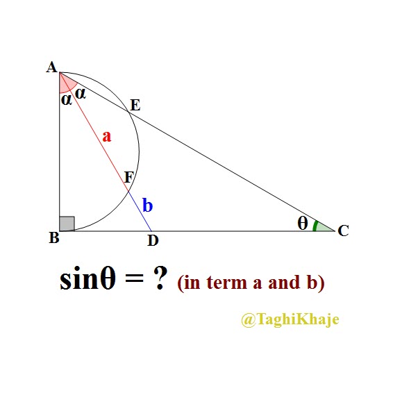 TaghiBehradfar's tweet photo. #trigonometry #trigonometri #trigonometria #trigonometricratio #angle #onlinemath #mathsolvers #mathhelpers #challenging https://t.co/Iq7jRZqpP0