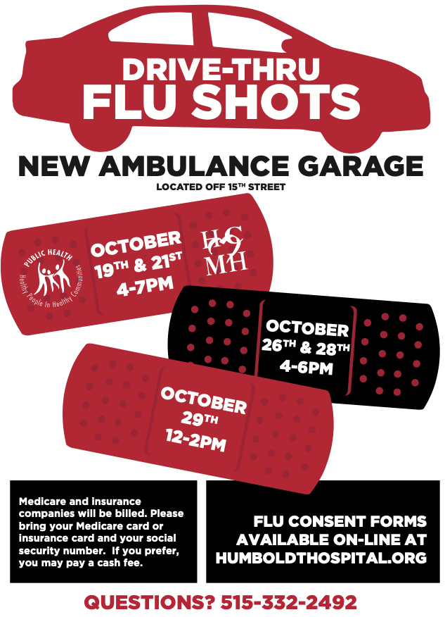 HCMHospital's tweet photo. Are you wondering when is the best time to get your flu shot? Now is the time! Our last Drive-Thru Flu Shot Clinic will be from Noon - 2 p.m. today, Friday, October 29th! 
#FlightFlu https://t.co/huQQ0XNy83