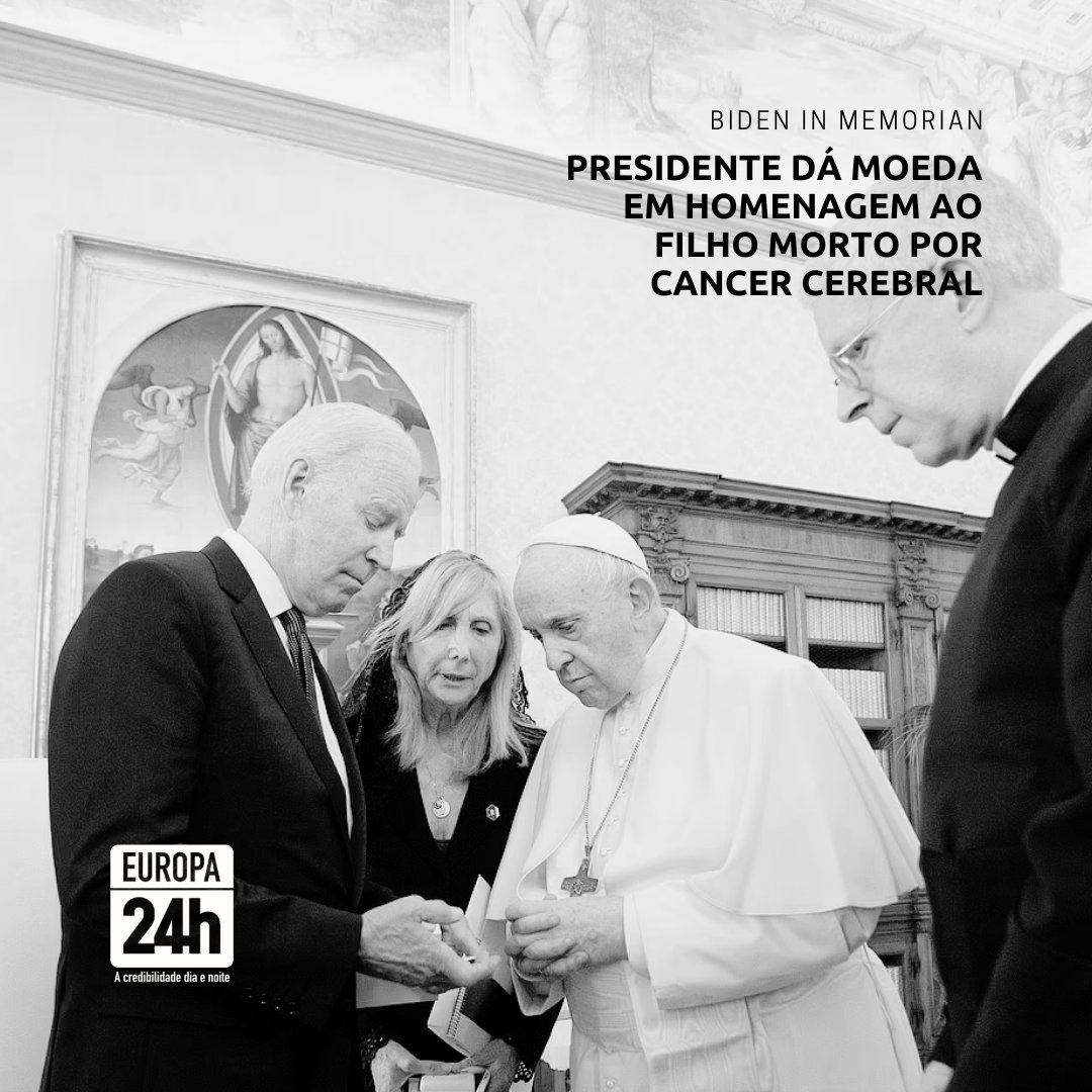 Canal24h's tweet photo. WASHINGTON, DC -  O presente foi entregue ao Papa Francisco na manhã desta sexta-feira (29) no Vaticano; antes de seguir para o G20. A comitiva de Biden chegou ao Vaticano pouco antes do meio-dia, horário de Roma. https://t.co/JjrvVgGoyP