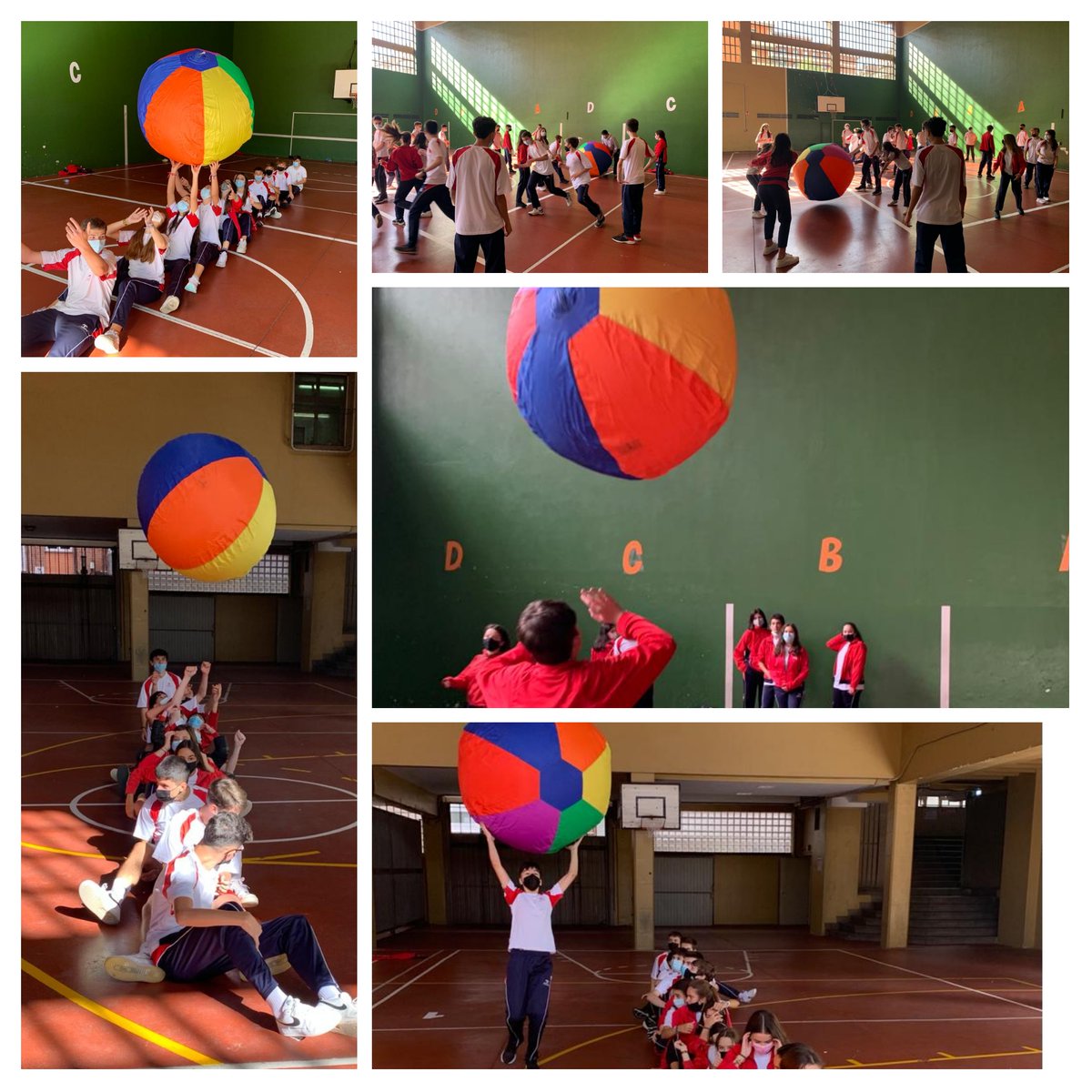 codemagijon's tweet photo. ¿Conoces el Kin-Ball? En 4º ESO @codemagijon preparamos el #TorneoKinBall2021 aplicando el #SportEducationModel para el desarrollo de la práctica deportiva y las habilidades cooperativas #Implicación #Autonomía. También en Educación Física #CodemaEduFis volvemos a la normalidad! https://t.co/e8wzTyWFVx