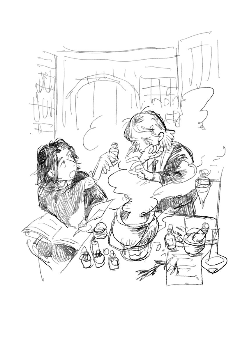 TuiHaMiuT's tweet photo. lily is comforting sev that everyone smells after the potion lesson..._(:з」∠)_
#snevans #severussnape #lilyevans https://t.co/IuftCdWGQ6