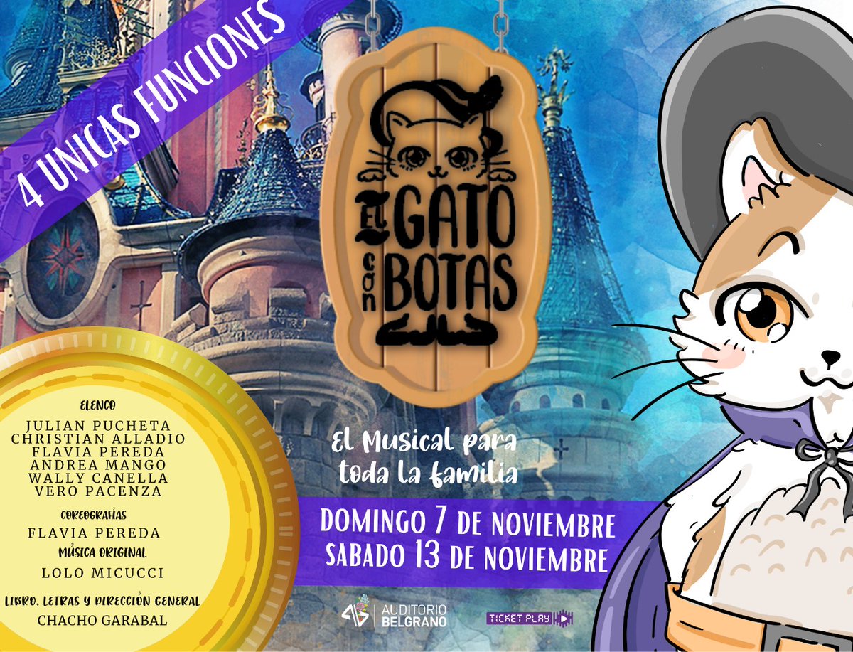 WalterCanella's tweet photo. Ya falta menos!
No te pierdas esta nueva aventura en el Auditorio de Belgrano https://t.co/JhJYonAXiJ