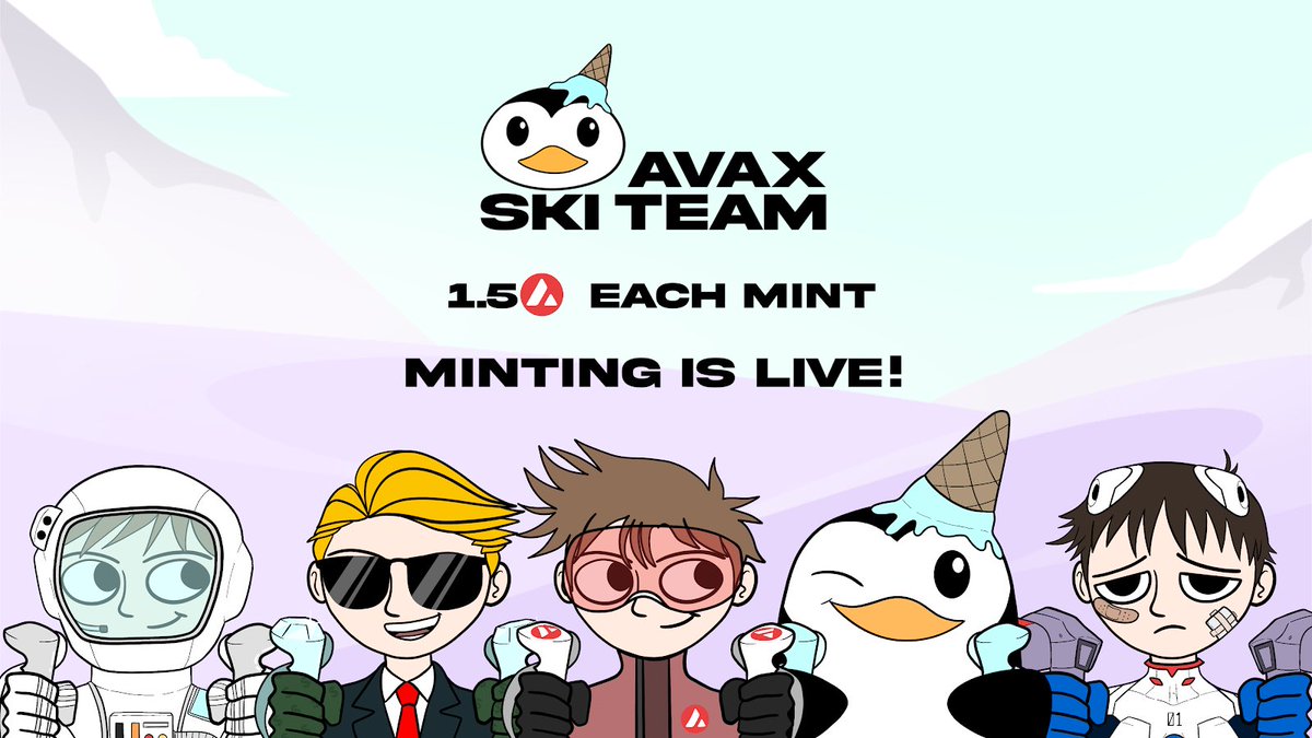 AvaxSkiTeam's tweet photo. Happy Halloween weekend Skiers!

Our minting is live on our website!
https://t.co/c0FtBz6iVV

GB 🔺⛷⛷ https://t.co/23fOzsLzfA