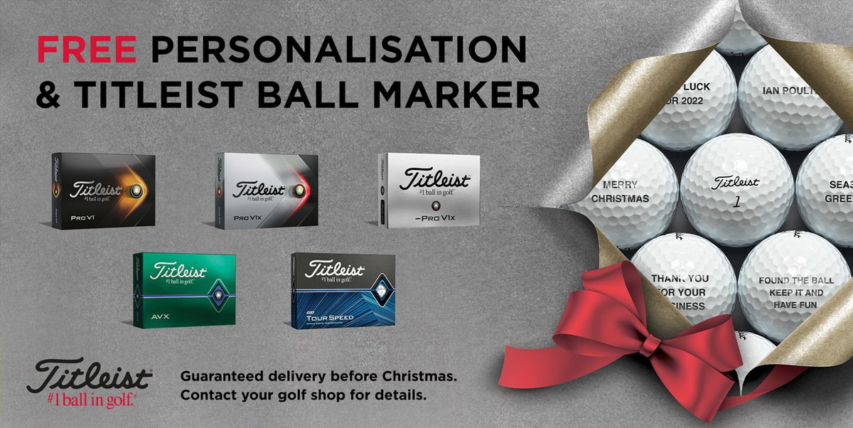 FREE PERSONALISATION TITLEIST GOLF BALLS - mailchi.mp/8a9d9fd9e6ed/l…