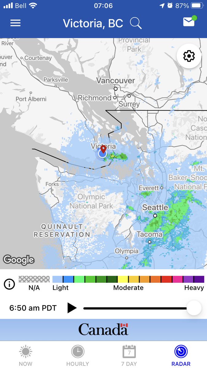 armelcastellan's tweet photo. That was some #heavydrizzle on the morning jog! It could be yesterday, or what Seattle is dealing with! #bcstorm. Who is ready for a dry stretch incl #Halloween? https://t.co/VTG2e37H8R
