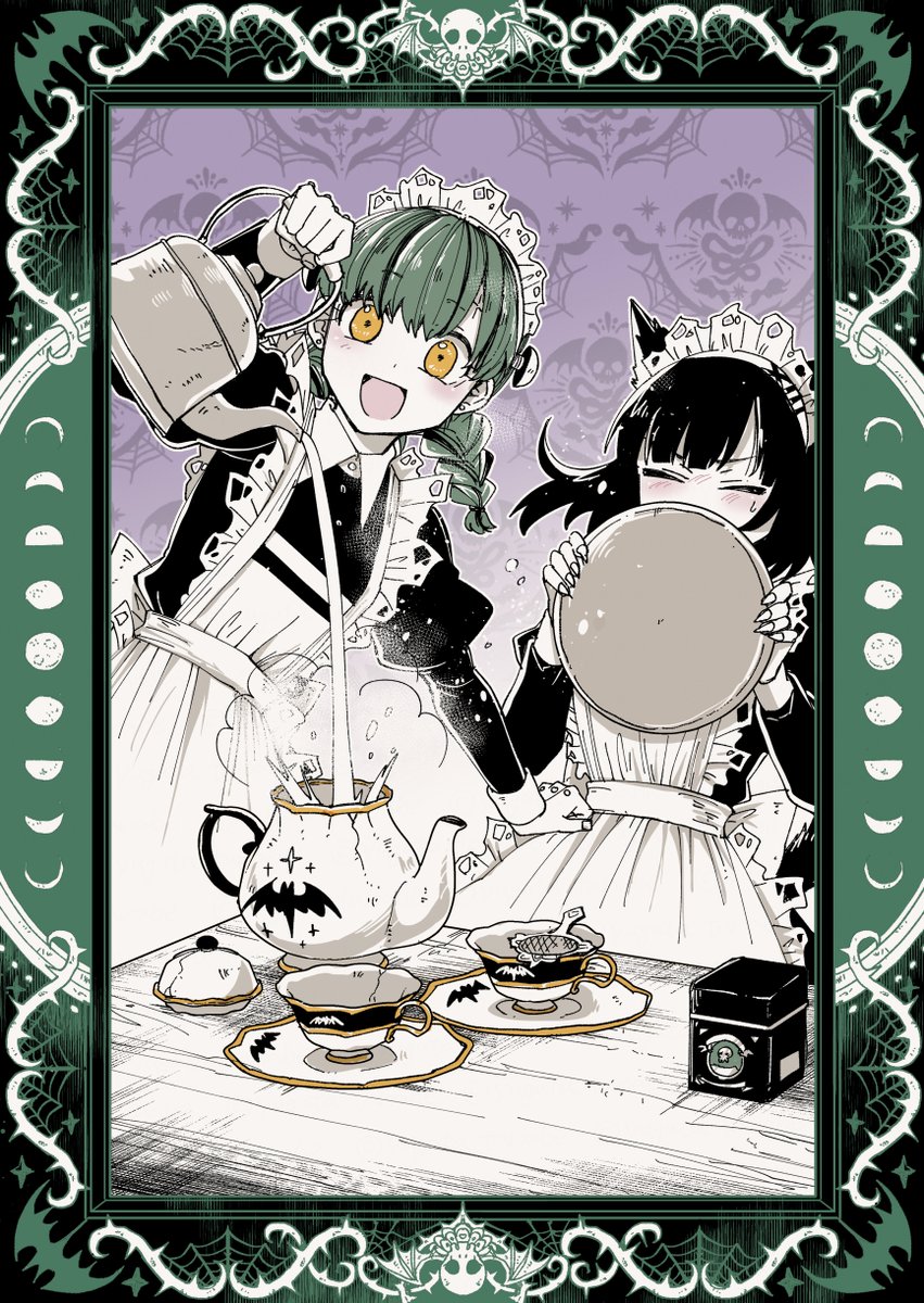 💀美味しい紅茶いーれよう!💀
#怪物メイド 