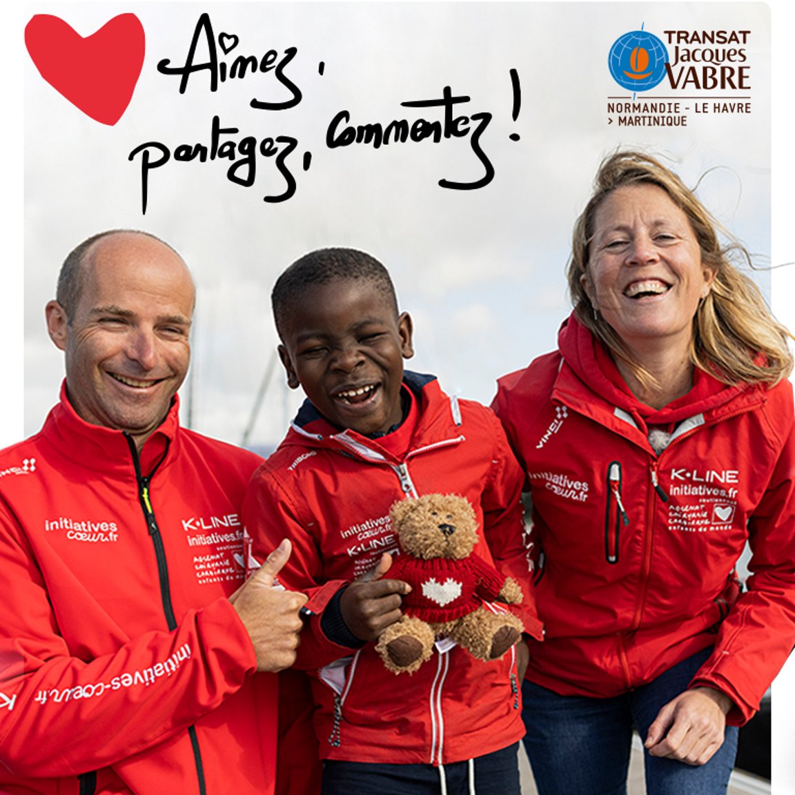 initiativecoeur's tweet photo. L’opération 1 CLIC = 1 ❤️ reprend à partir d'aujourd'hui !
Jusqu'à la fin de la @TransatJV, 1€ est versé par nos sponsors-mécènes à @mecenatcardiaqu pour chaque nouvel abonné sur nos pages Facebook et Instagram.
L'objectif est de sauver 25 enfants malades du cœur. https://t.co/vf785NTN4y