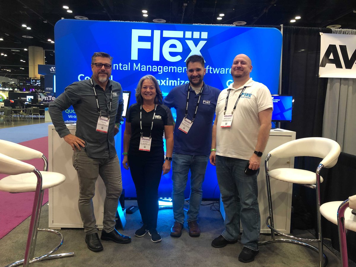 flexrental's tweet photo. It's the final day for Flex at InfoComm 2021! - Come see us at booth 4342 https://t.co/io5Hcr1FnE