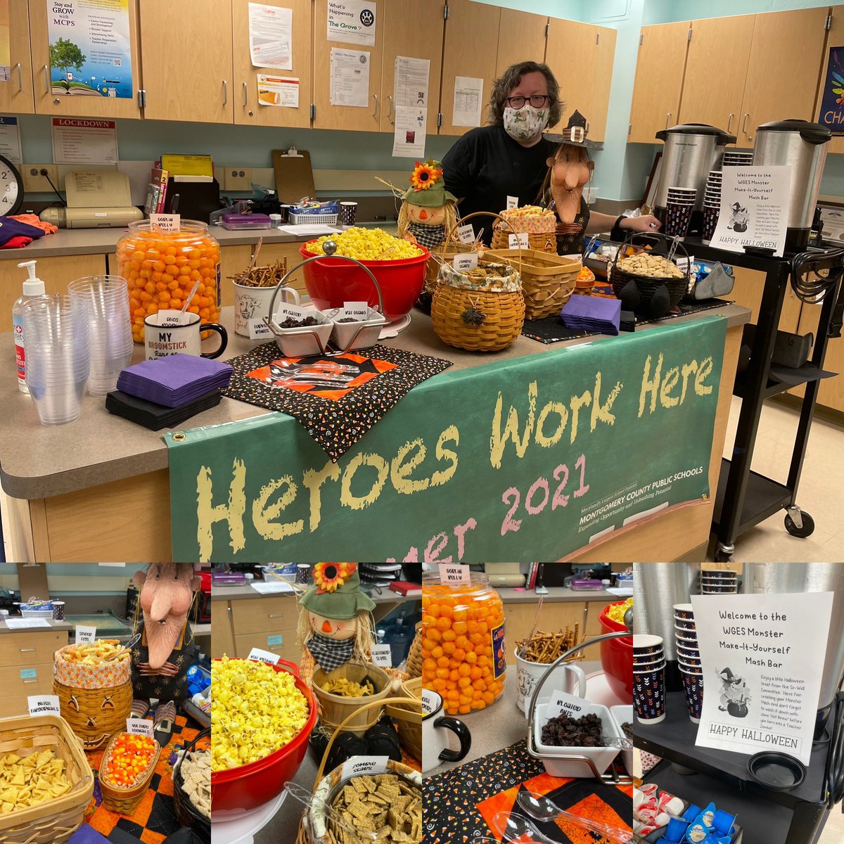 Thank you <a href="/WellsSpEdTchr/">Katherine Wells</a> for the Halloween staff treats! You’re simply the best!