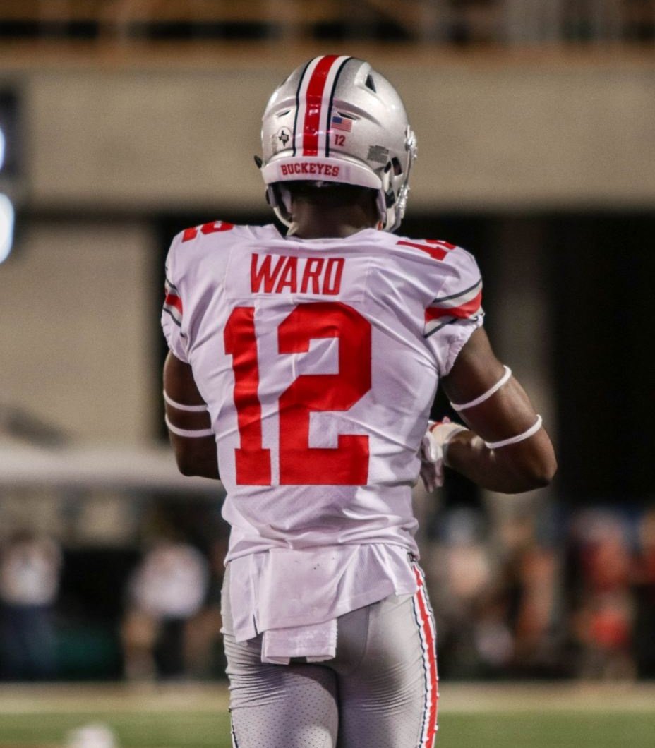 PFF_College's tweet photo. Denzel Ward hasn't allowed more than 90 yards in a game in six years (Ohio State + Cleveland) https://t.co/dyQ9Jz7tlF