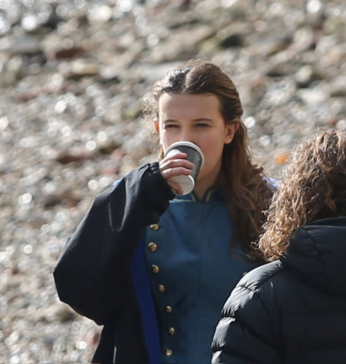 enolasource's tweet photo. Millie Bobby Brown on set for "Enola Holmes 2" days ago! https://t.co/vQApbngGuC
