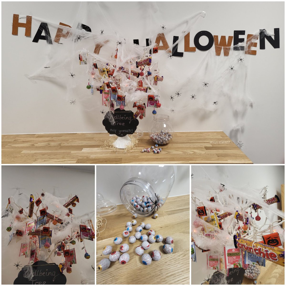 shaun sagar (@shaunsagar) on Twitter photo As Halloween approaches, our fab HR team have added a trick or treat theme to our staff kitchens wellbeing tree.with creepy crunchies, employee eyeballs and spooky treats galore. <a href="/StorengyUK/">StorengyUK</a> #Halloween #employeewellbeing #TrickOrTreat As Halloween approaches, our fab HR team have added a trick or treat theme to our staff kitchens wellbeing tree.with creepy crunchies, employee eyeballs and spooky treats galore. <a href="/StorengyUK/">StorengyUK</a> #Halloween #employeewellbeing #TrickOrTreat