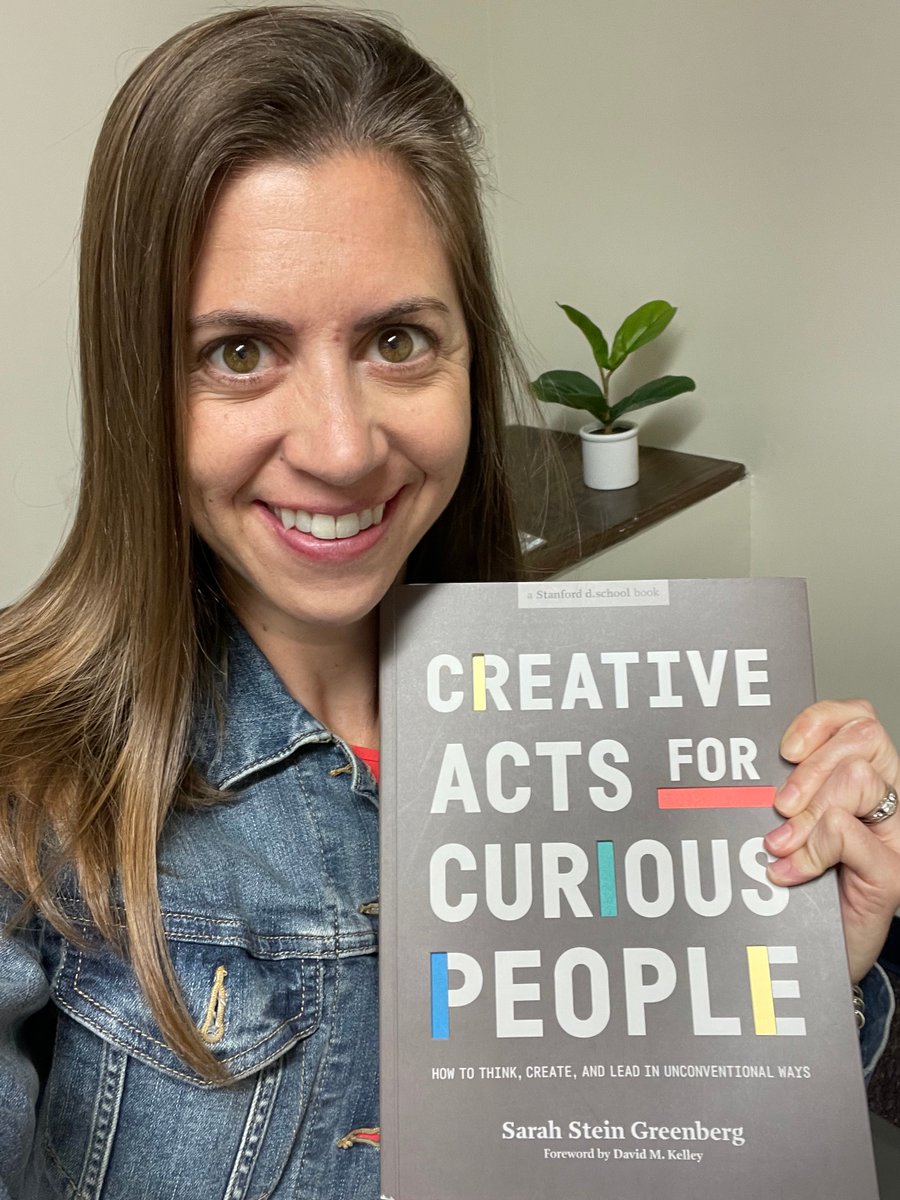 lisburkmurph's tweet photo. Check out Creative Acts for Curious People by @steingreenberg! It's a treasure trove of activities and ways of thinking that have been implemented at the @stanforddschool over the past decade+. Looking forward to integrating it into future design courses. https://t.co/4R13aBFMru