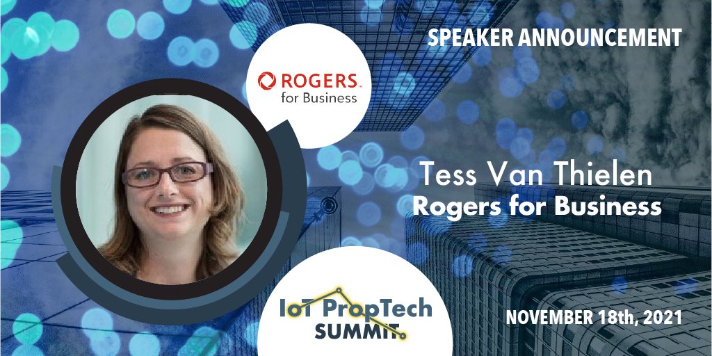 iotproptech's tweet photo. Just Confirmed! Tess Van Thielen will return as a speaker for this year's #IoTPropTech Summit. Tess is Vice President, Advanced Services Portfolio (GM, IoT and Data Center) at @RogersBiz.

Register today to reserve your spot! https://t.co/s4DyaMqSNA 

#iot #proptech https://t.co/XwjRt3trhb