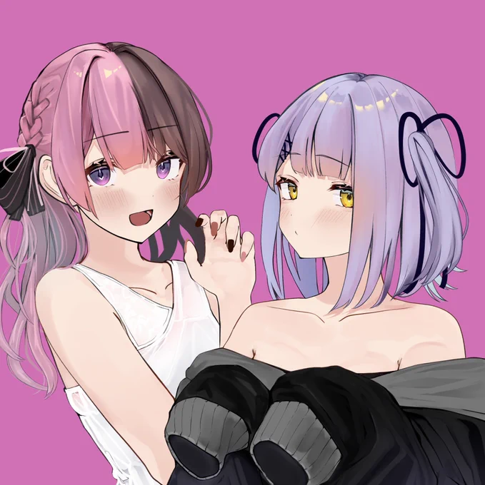 手前2人が今回は特にお気に入り🥰
めっちゃ可愛くかけた!(胸部はほんまにごめんとしか言いようがない) 