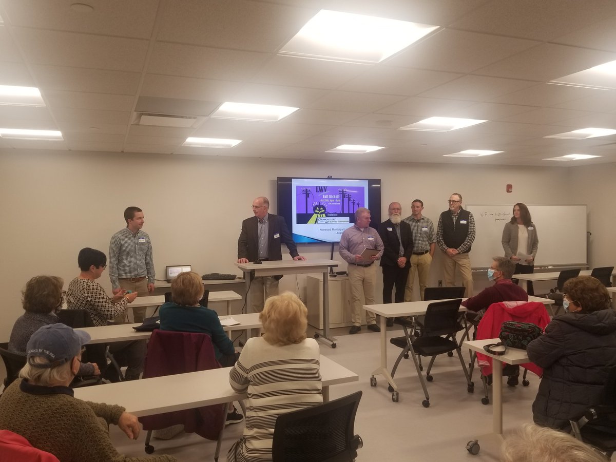 Thanks to <a href="/NorwoodLight/">Norwood Light Electric & Broadband</a> for an en-light-ening evening! (It's Friday, bad puns are inevitable.) Norwood is in great hands with this fantastic group of people leading our energy and connectivity into the future.