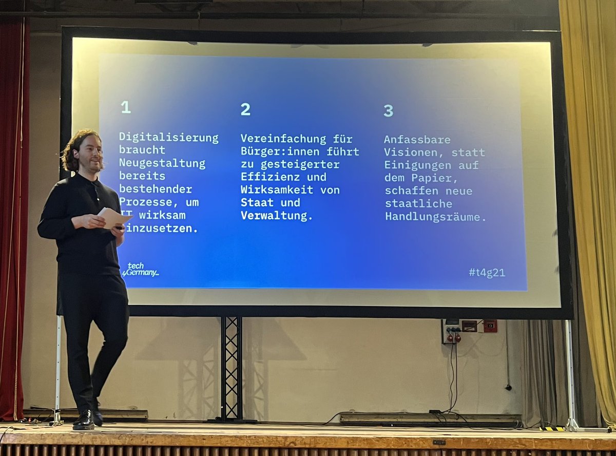 Drei take home messages gab es nach den grandiosen Projektpräsentationen auf der Abschlussveranstaltung von Tech4Germany 2021 #t4g21. Danke an alle Fellows und VerwaltungsMA, großartig!