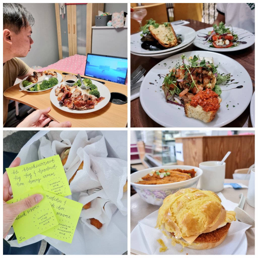chamyeewei's tweet photo. 2021 WEEK 42 (wb: 18.10.21)
• fell sick from sleep deprivation the past weekend but food in bed with hp is the best
• prima treat by bala weee
• sunday donut delivery for the clan
• last jasmine with L :( https://t.co/9YQzKD7Q2l