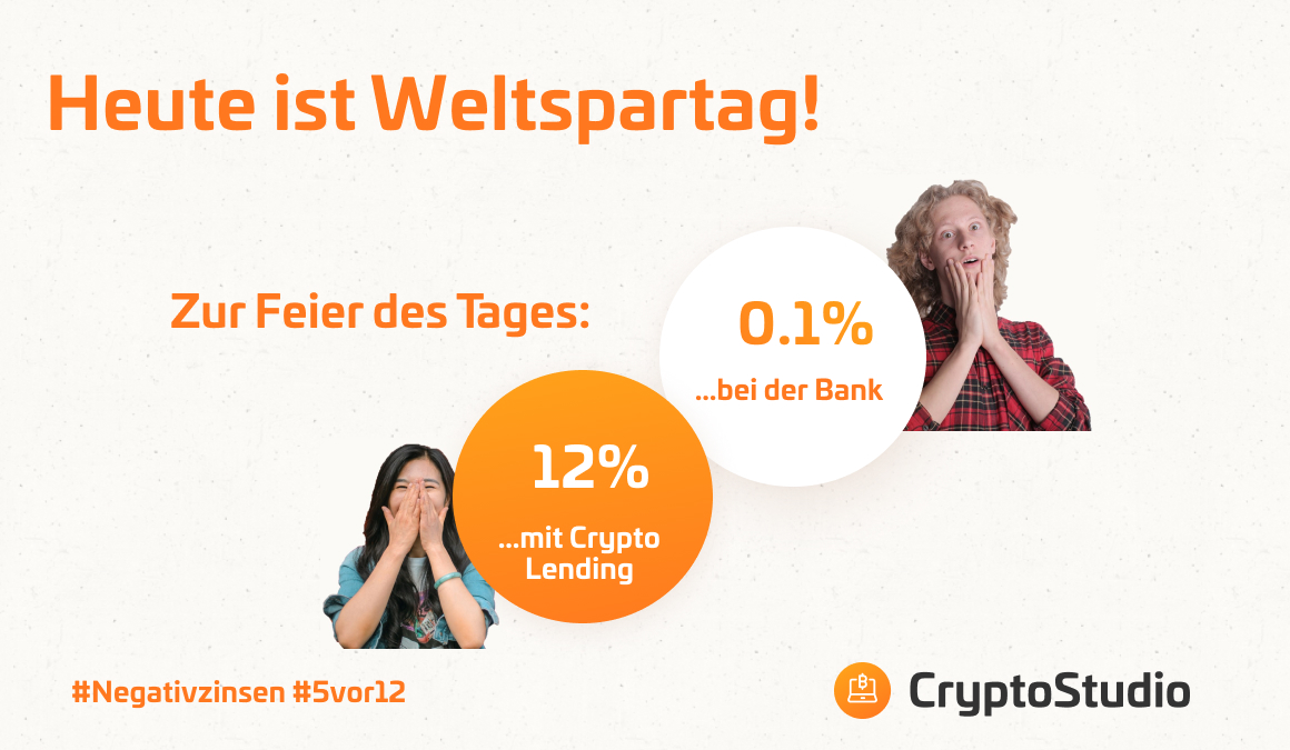 Heute ist #Weltspartag! Freut ihr euch auch so sehr wie wir? #Negativzinsen #5vor12