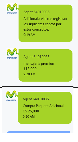 andreshlan's tweet photo. @MovistarCo La configuración esta INACTIVA para USSD y siguen llegando estas notificaciones  incrementando el valor de las facturas https://t.co/JV2R3tGtoB