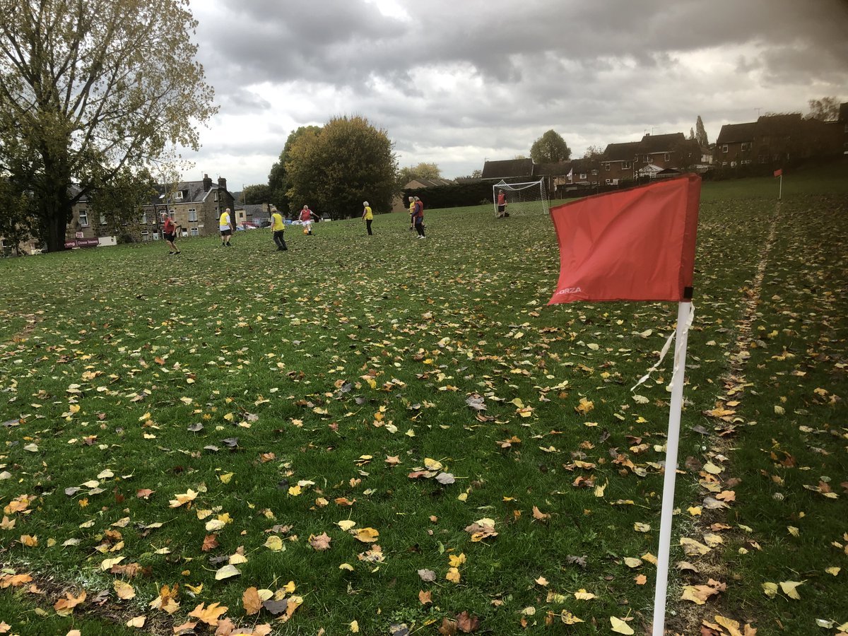 YourBackYardCIC's tweet photo. @BARCALeeds, who awarded us with funding to purchase the team new goals, corner flags and MORE! 

Check out the images below to see the team training this morning, with their new gear, on their new pitch 🏆 (3/3) https://t.co/1mSeg5ryK9