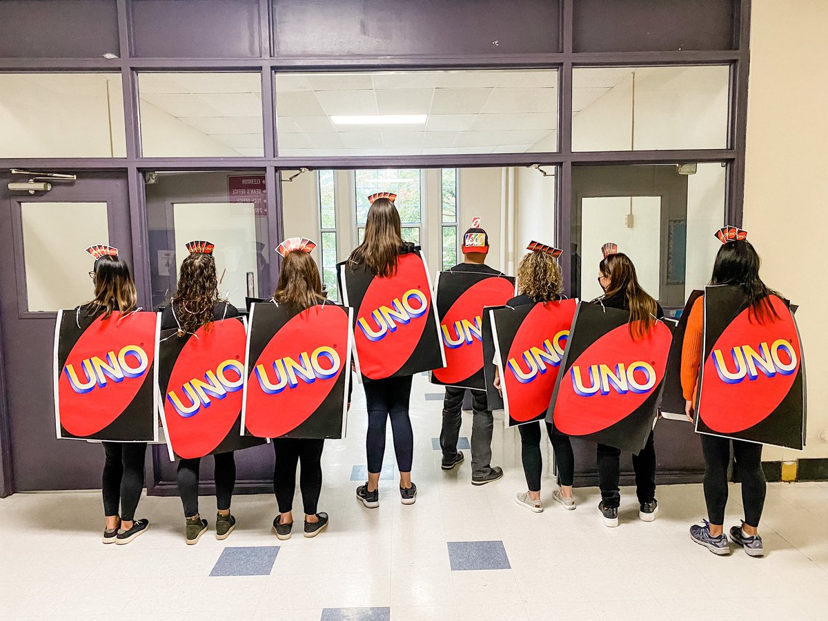 Just a typical day in the 6th grade!! #drawacard #UnoCards #MMSHalloween #MineolaProud #halloween2021