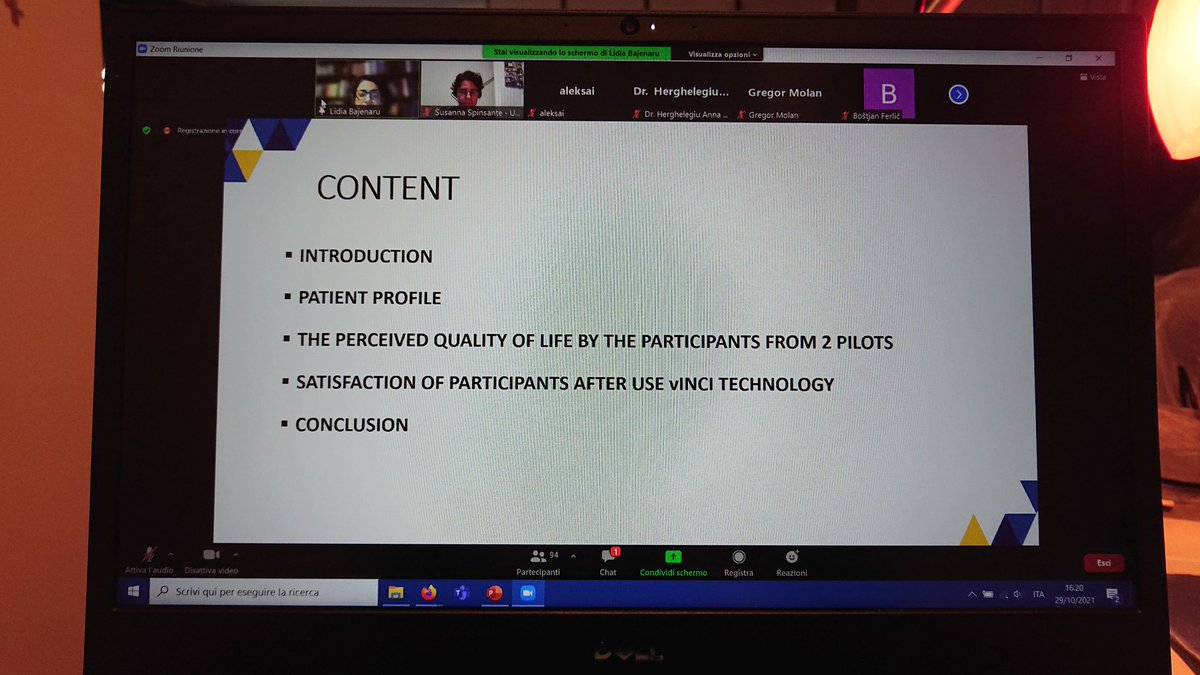 vINCI_project (@projectvinci) on Twitter photo Lidia Bajenaru from ICI presents outcomes of patient profiles' analysis <a href="/CiprianDobreUPB/">Ciprian Dobre</a> @AALProgramme Lidia Bajenaru from ICI presents outcomes of patient profiles' analysis <a href="/CiprianDobreUPB/">Ciprian Dobre</a> @AALProgramme