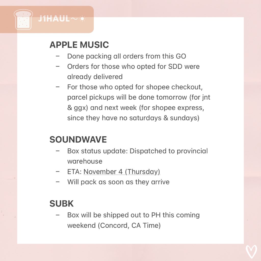 j1haul's tweet photo. #ZamUpdates
Re: PH GO NOEASY Standard Ver & VC Event
Kindly read everything below thoroughly for your information.
(3rd photo) Soundwave Box Update
DM me for further questions/concerns. Thank you! π https://t.co/0ThWQC1LQu