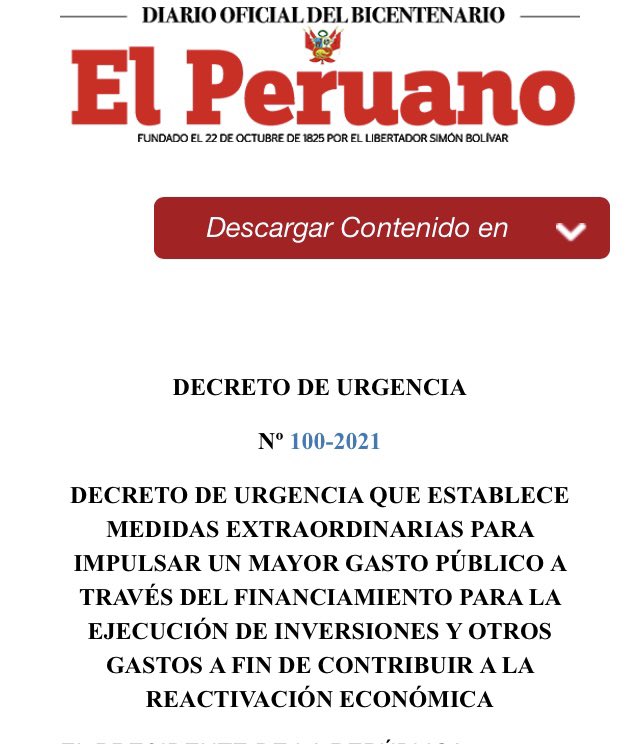 PCaterianoB's tweet photo. El presidente @PedroCastilloTe acaba de dictar un Decreto de Urgencia que es claramente inconstitucional, para autorizar un crédito suplementario. Prescinde del @congresoperu .
Es grave que un gobierno no respete el orden constitucional. https://t.co/7QA1faLEg7