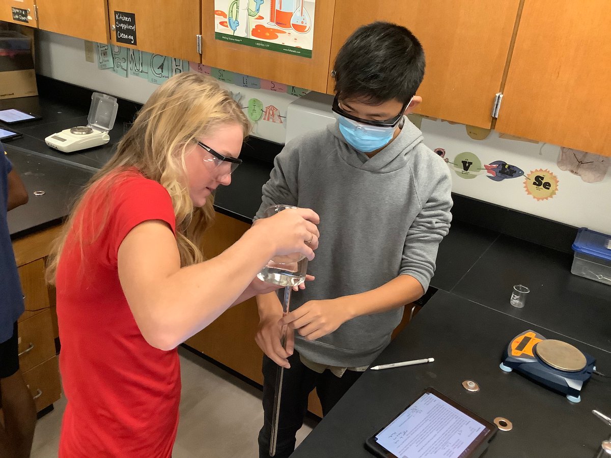 SnySci97's tweet photo. Molar volume of hydrogen gas lab w #APChem. Lucky to work w eudiometers! @jallisonvpc #ilovelabdays https://t.co/AKxWrhxyiE