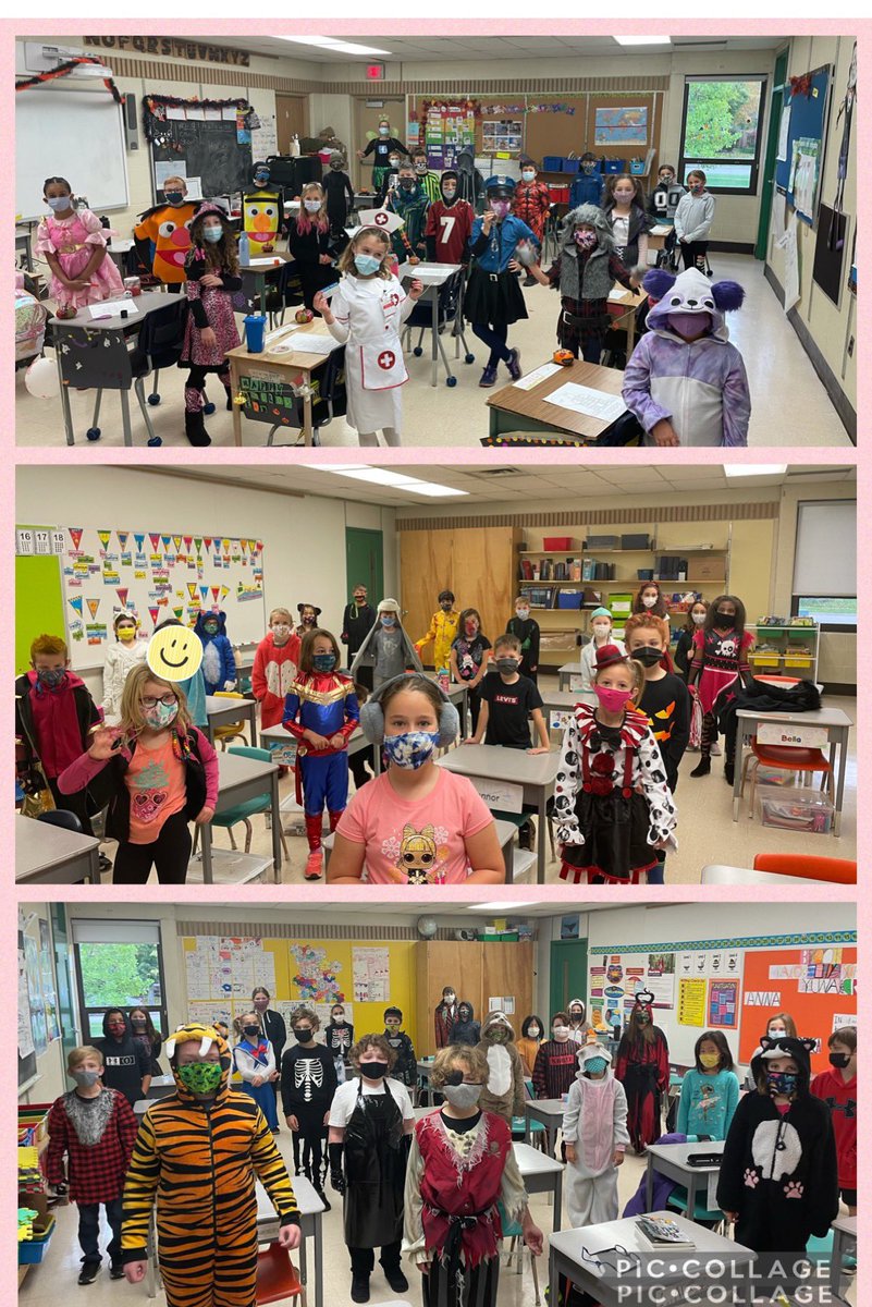 BrantHillsPS's tweet photo. Black and Orange Day picture parade! https://t.co/k7oUtK853w