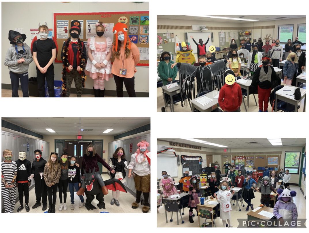 BrantHillsPS's tweet photo. Black and Orange Day picture parade! https://t.co/k7oUtK853w