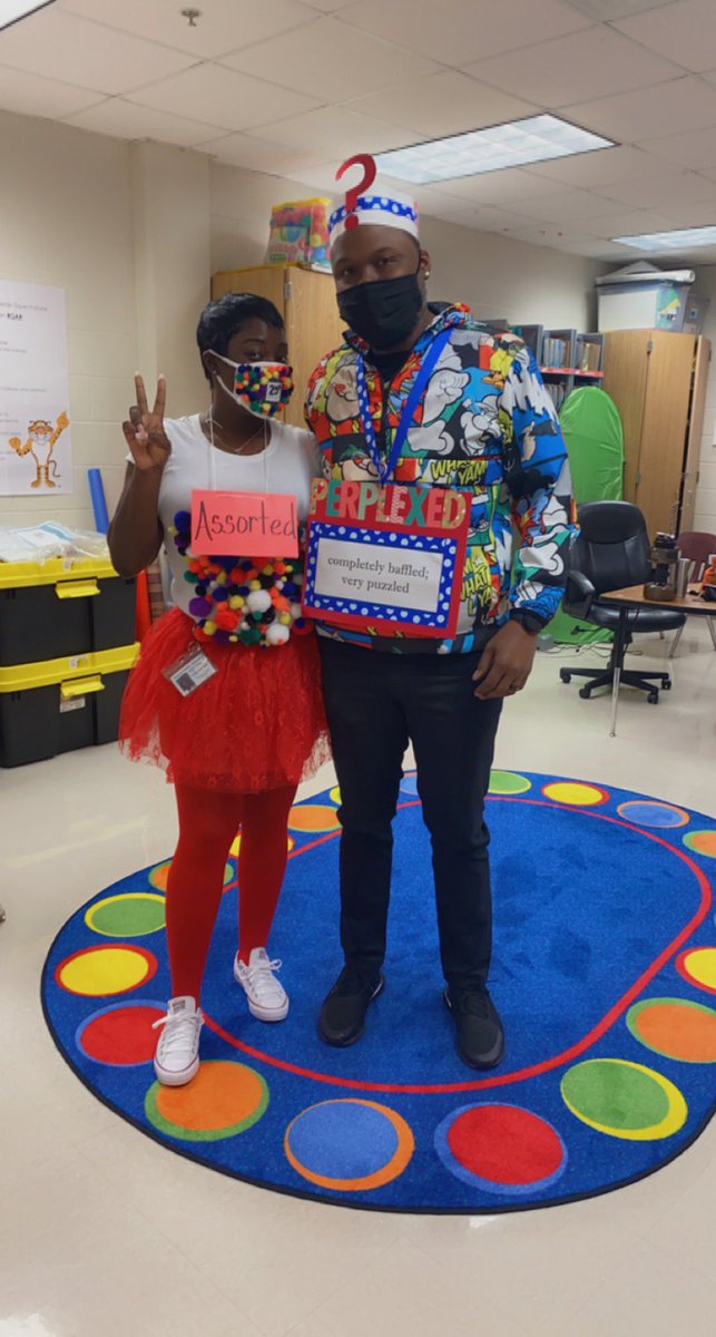 Micaela Copeland Ed.S (@justms_cope) on Twitter photo We’re representing the intervention team well! My vocabulary word is ASSORTED! @MrWhatley_PFES’s word is PERPLEXED! Educators working hard to expand the vocabulary of all of our little tigers! @peytonprincipal <a href="/DiggsAP/">Allen Page III</a> @LITLead_PFES <a href="/PeytonForestES/">Peyton Forest Tigers</a> @PFES_SchoolBiz We’re representing the intervention team well! My vocabulary word is ASSORTED! @MrWhatley_PFES’s word is PERPLEXED! Educators working hard to expand the vocabulary of all of our little tigers! @peytonprincipal <a href="/DiggsAP/">Allen Page III</a> @LITLead_PFES <a href="/PeytonForestES/">Peyton Forest Tigers</a> @PFES_SchoolBiz