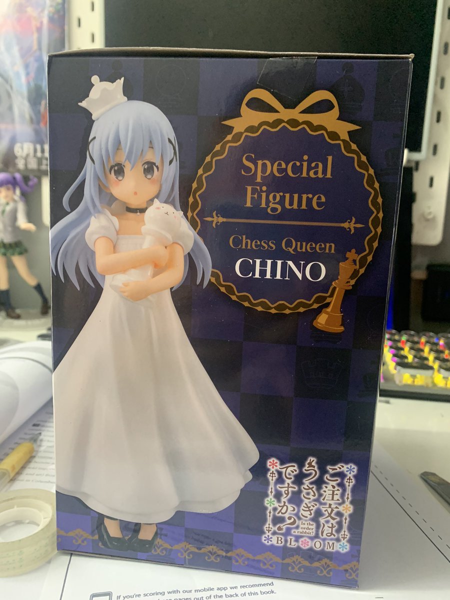 Addone_Chen's tweet photo. Arrival of CHINO 
Lucky to get her from a lottery draw 
抽獎抽中智乃太開心了 https://t.co/vhWNXm6i9d