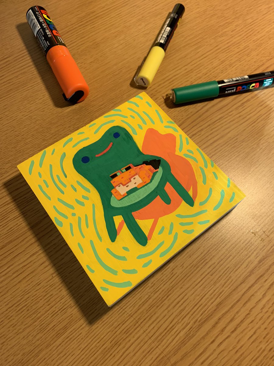 Fivedart21's tweet photo. Hey frog lovers, how we doing?
#Frog #ACNHDesign #ACNH #ACNHDirect #Minecraftlive2021 #Minecraft #mcyt #AnimalCrossingNewHorizons #8yearsofTechnoblade #AdobeMAX #art #ArtistOnTwitter #ArtistOnTheRise #artwork https://t.co/3ZsZYlSIkO