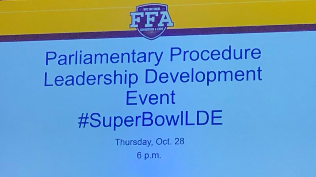 troyffa's tweet photo. We did not find the top spot, but 4th in the NATION in the #SuperBowlLDE is something to celebrate!
Congratulations, Ashland, Ben, Grace, Haley, Kate, Katelyn, and Reagen on an awesome @NationalFFA Convention! https://t.co/mzwYTpfCzk