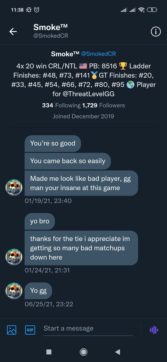 LucasXGamer CR tweet media